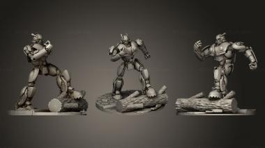 Military figurines Bumblebee movie 2019 3 3d model