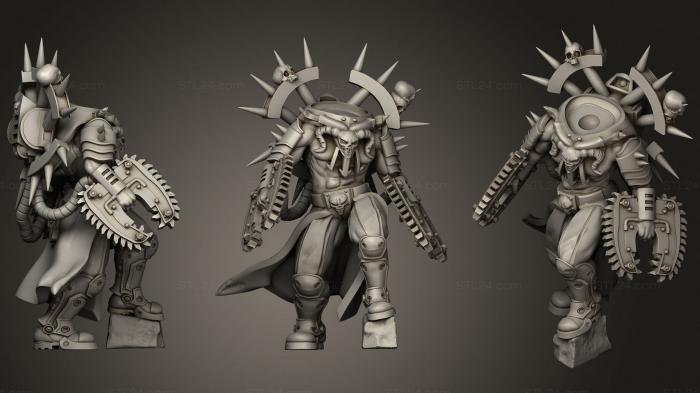 Military figurines (Butcher Lord, STKW_0700) 3D models for cnc