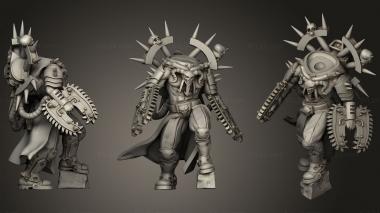 Military figurines Butcher Lord 3d model