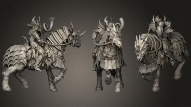 Military figurines Cavalier Horn 3d model