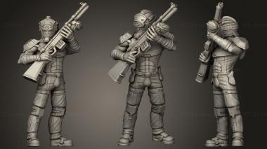 Military figurines Cerberus Soldier 3d model