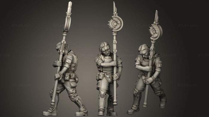 Military figurines (Children of the Dragon Sleeper, STKW_0721) 3D models for cnc