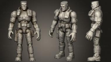Military figurines Chip Hazard 2 3d model