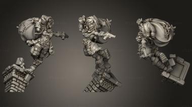 Military figurines Christmas mission Deadeye 3d model