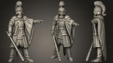 Military figurines City Watch Lieutenant 3d model