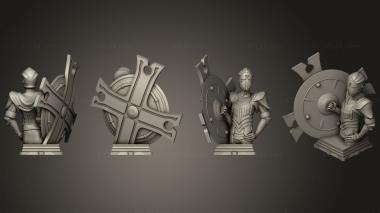 Military figurines classes chess set3 3d model