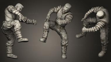 Military figurines Colossus A 3d model