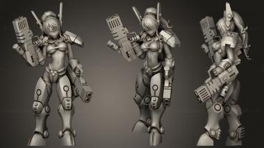 Military figurines Commander Echi Sun 3d model