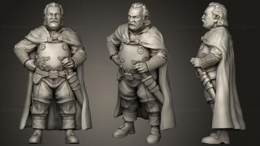 Military figurines Commander Edmund 3d model