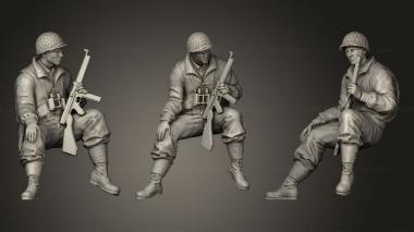 Military figurines Company of heroes INFANTRY 3d model