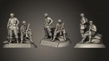Military figurines Company Of Heroes 3d model