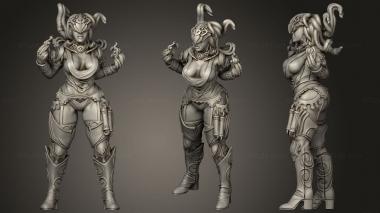 Military figurines Cultist Pin Up 3d model