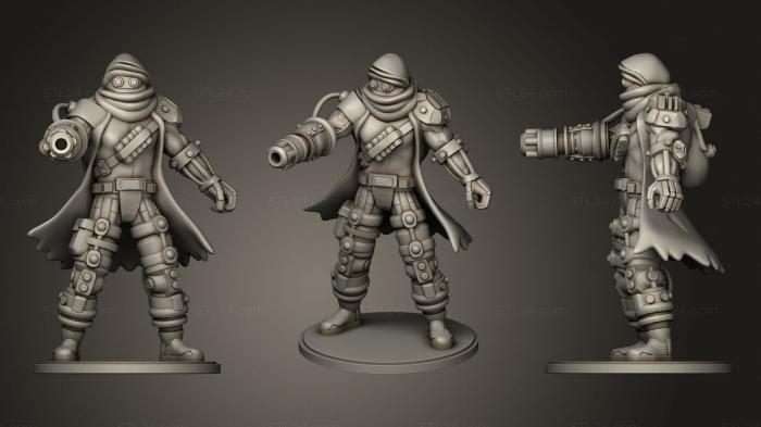 Military figurines (Cyborg MK3 TTS, STKW_0772) 3D models for cnc