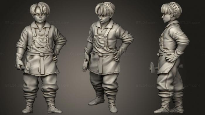 Military figurines (Dan 40 smith apprentice 41, STKW_0788) 3D models for cnc