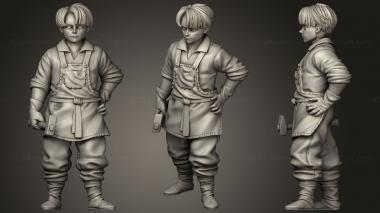 Military figurines Dan 40 smith apprentice 41 3d model