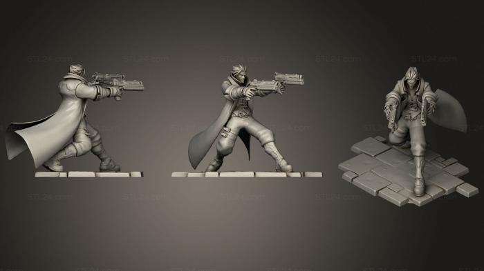 Military figurines (dante devil may cry fan art retrogasm2, STKW_0790) 3D models for cnc