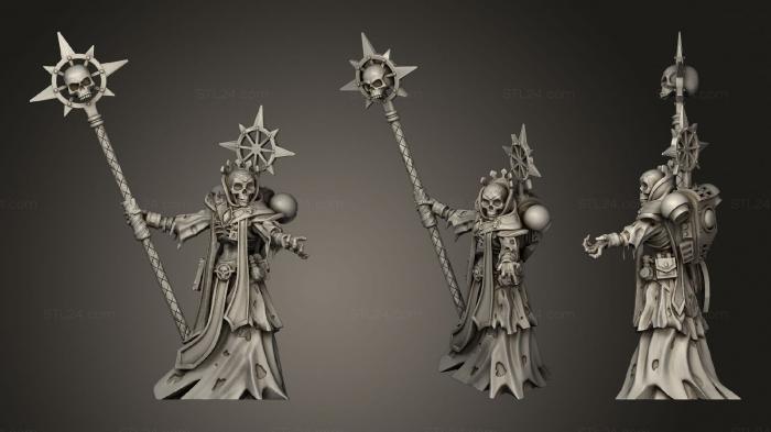 Military figurines (Dark Lich Apoe Redux, STKW_0795) 3D models for cnc