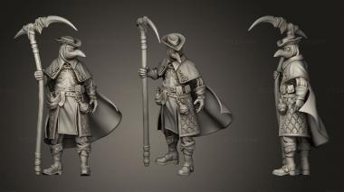Military figurines Death Companion 3d model