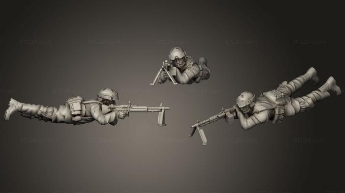 Military figurines (Delta M60 by A2 Z, STKW_0804) 3D models for cnc