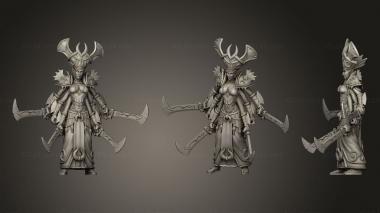 Military figurines Demon Mother 3d model