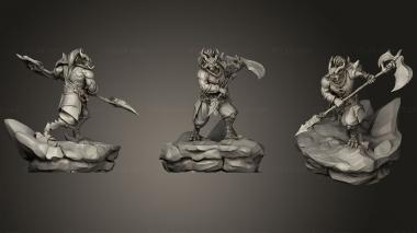 Military figurines Demon Sculpt 3d model