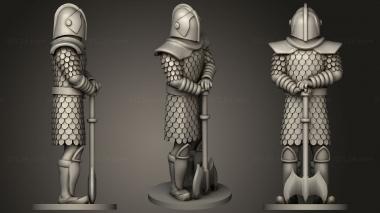 Military figurines Demon Warriors 3d model