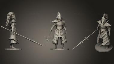 Military figurines Dragon Slayer Ornstein Dark Souls 3d model