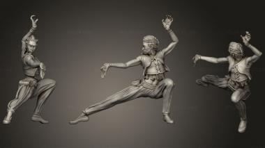 Military figurines Drazde Goliath Monk 3d model