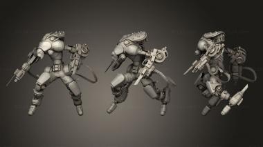 Military figurines Dread Roamer 3d model