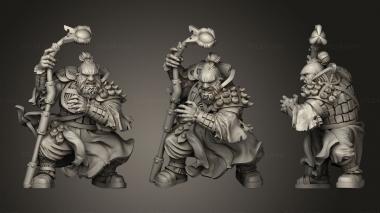 Military figurines Duergar Warlock 3d model