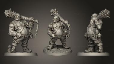 Military figurines Dunn Half Ogre 3d model