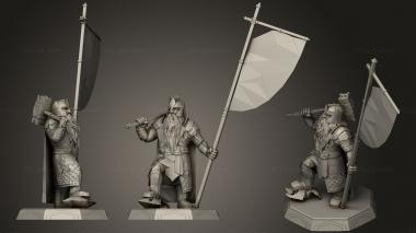 Military figurines Durin the Deathless (repaired) 3d model