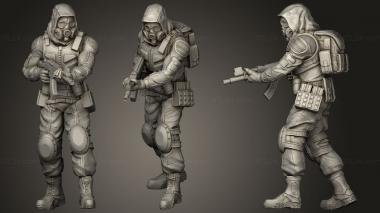 Military figurines duty zone stalker 3d model