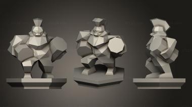 Military figurines Dwarf Bomber 3d model