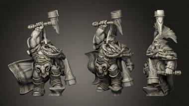 Military figurines Dwarf Lord 43 3d model