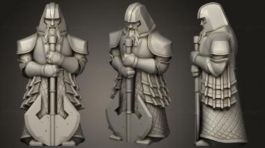 Military figurines Dwarven Statue 3d model