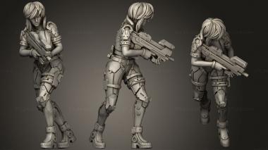 Military figurines ec UNIT 9 3d model