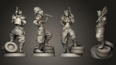 Military figurines edythecross 3d model