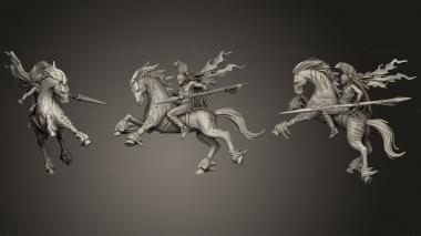 Military figurines El Erdill Wild Hunt Rider 3d model