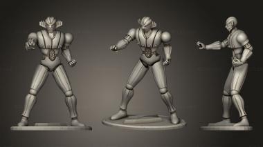 Military figurines el vengador kotetsu jeeg robotekmania 3d model