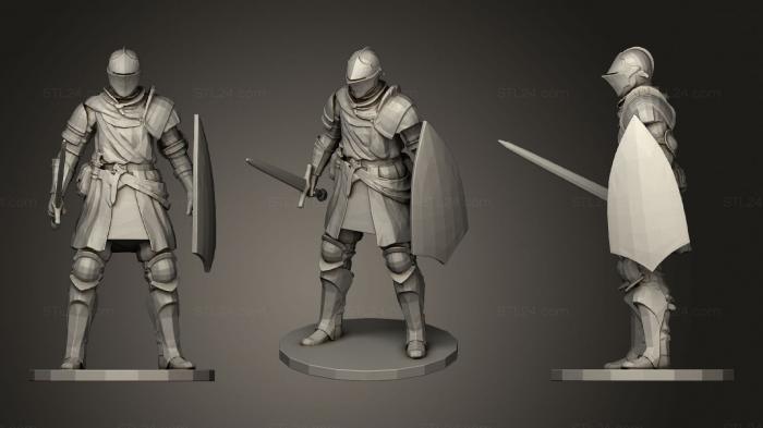 Military figurines (Elite Knight Dark Souls, STKW_0907) 3D models for cnc
