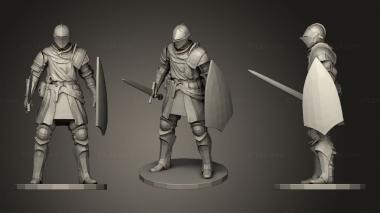 Military figurines Elite Knight Dark Souls 3d model