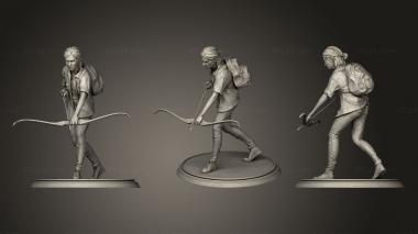 Military figurines Ellie Statue The Last of Us Part 2 3d model