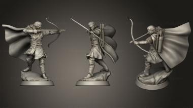 Military figurines Elven Prince 3d model