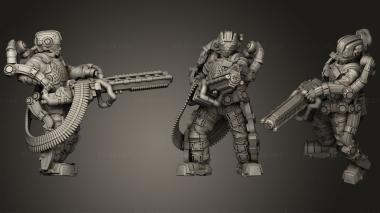 Military figurines Endoskeleton Hitter 3d model