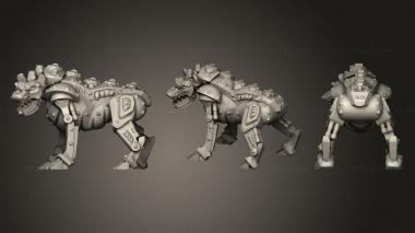 Military figurines Enforcer Robot Dog 3d model
