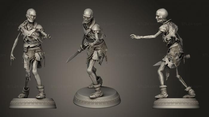 Military figurines (Esqueleto Game of Throne, STKW_0919) 3D models for cnc