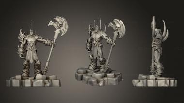 Military figurines Fel Lord   Mo arg Demon 3d model