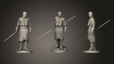 Military figurines FIGURINE DARTH MAUL SITH ASSASSIN 3d model