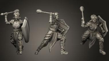Military figurines Firbolg Cleric Annote 3d model